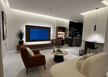 استديو بتصميم أنيق وسرير مريح