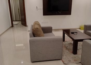 شقة بغرفتين نوم وصالة 
