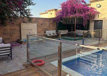 شالية بجلسة خارجية واجواء ممتعة 