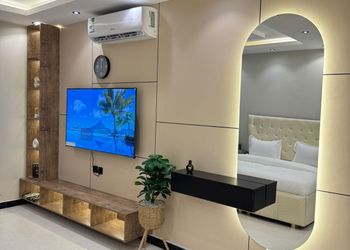 استديو بسرير ماستر وجلسة جانبية