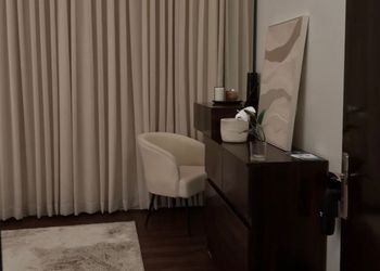 شقة بغرفة معيشة وغرفة نوم 