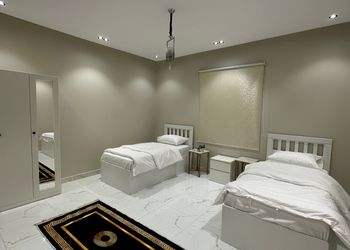 شقة بغرفتين نوم وتصميم أنيق 