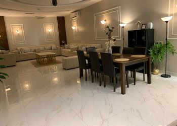 شاليه بمسبح وجلسة خارجية