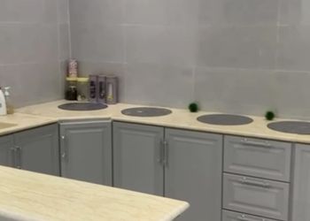 استراحة بمسطح اخضر وجلسه خارجيه