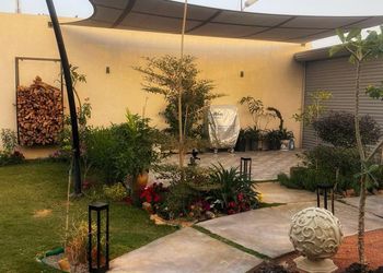 شالية بجلسة خارجية واجواء ممتعة 