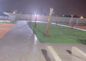 استراحة ببيت شعر وجلسة خارجية