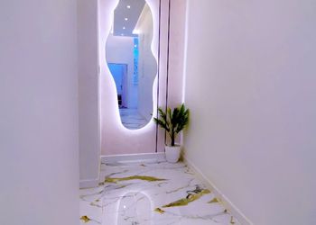 استراحة بجلسة خارجية ومسطح اخضر
