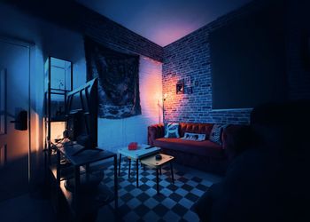 استديو بسرير ماستر وجلسة جانبية