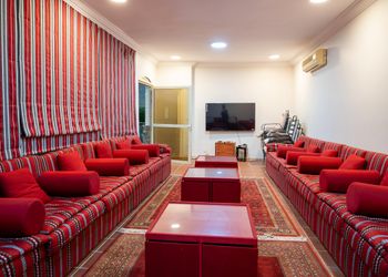 استراحة بملعب كرة قدم