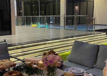 شاليه بألعاب مائية وثلاث غرف نوم