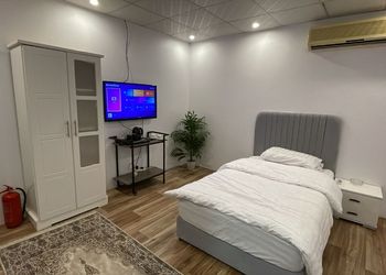 استديو هادئ بسرير فردي