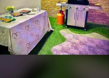 شاليه بمسطح اخضر