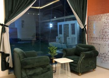 شاليه بجلسة خارجية وألعاب مائية