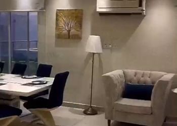 شاليه بمسبح بألعاب مائية وجلسات