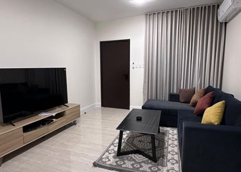 شقة بغرفتين نوم وتصميم هادئ 