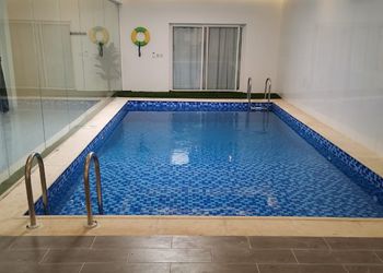 شاليه بركن شواء وألعاب مائية 