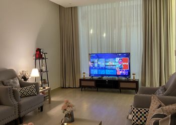 شقة مودرن مع مدخل سيارة
