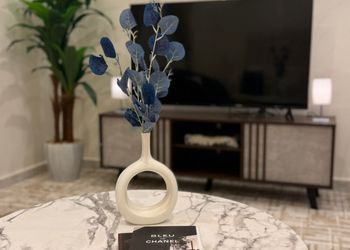 استديو بأثاث مريح وبسيط 