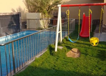 شالية بمسبح وجلسة خارجية 