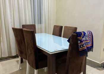 شقة بصالة وغرف نوم