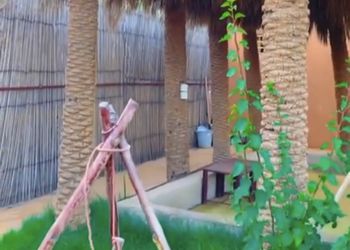 استراحة تراثيه بجلسه خارجيه 