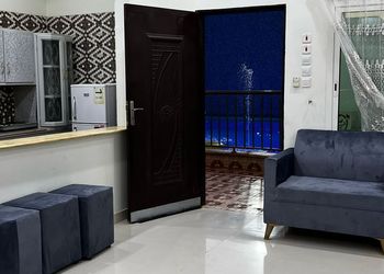 شاليه بألعاب مائية وجلسة خارجية 