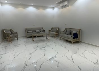 شاليه بمسطح اخضر ومجلس