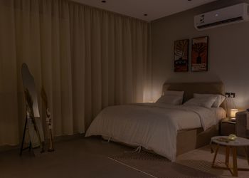 استديو بدخول ذاتي وتصميم هادئ 