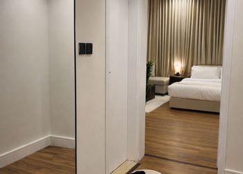 استديو بدخول ذاتي وسرير مريح