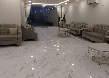 شاليه بمسطح اخضر و مسبح بحاجز