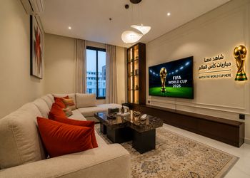 شقة بأربع غرف نوم وصاله انيقه