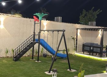 شاليه بمجلس وجلسة خارجية 