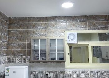 شقة بغرفتين نوم وغرفة جلوس 