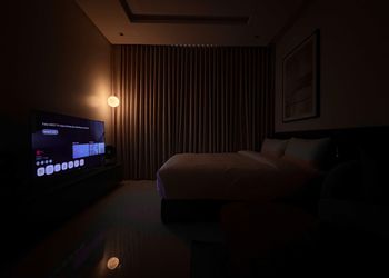 استديو بتصميم أنيق ودخول ذاتي