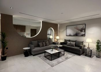 استديو بأثاث مريح وبسيط 