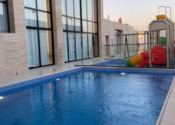 شاليه ومسبح والعاب مائيه بتدفئة