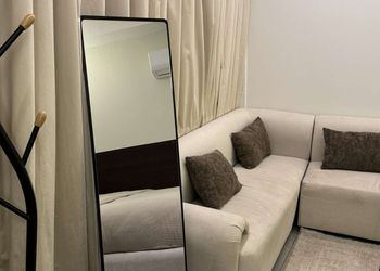 استديو أنيق بسرير ماستر وجلسة جانبية 