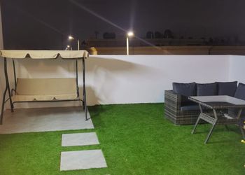 شقة بغرفتين نوم وصالة جلوس