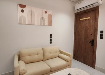 استديو بسرير ماستر وجلسة جانبية 