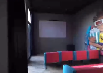 شاليه بحديقة جميلة وصالة سينما