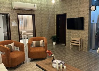 شالية بجلسة خارجية واجواء ممتعة 