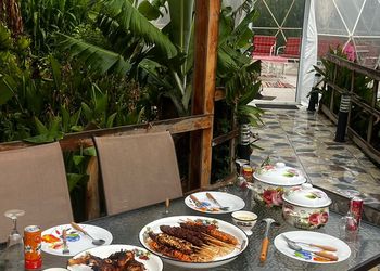 كوخ ريفي بإطلالة على الجبل 