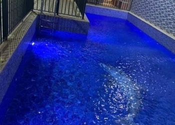 شاليه بسطح اخضر و ركن شواء