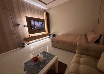 استديو بسرير ماستر وجلسة جانبية 