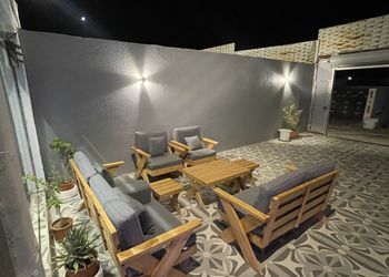 شاليه بمسطح اخضر