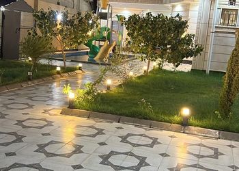 شالية بمسبح ألعاب مائية 