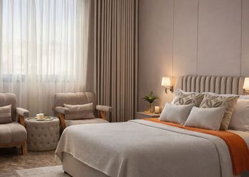 استديو بسرير ماستر وجلسة جانبية 
