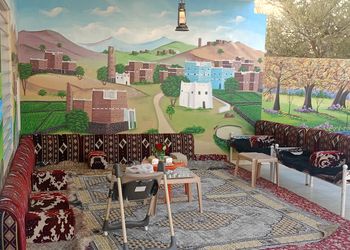 استراحة بغرفة نوم وجلسة خارجية 