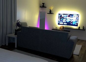 استديو بدخول ذاتي وسرير مريح 