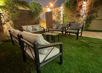شاليه بمسطح اخضر